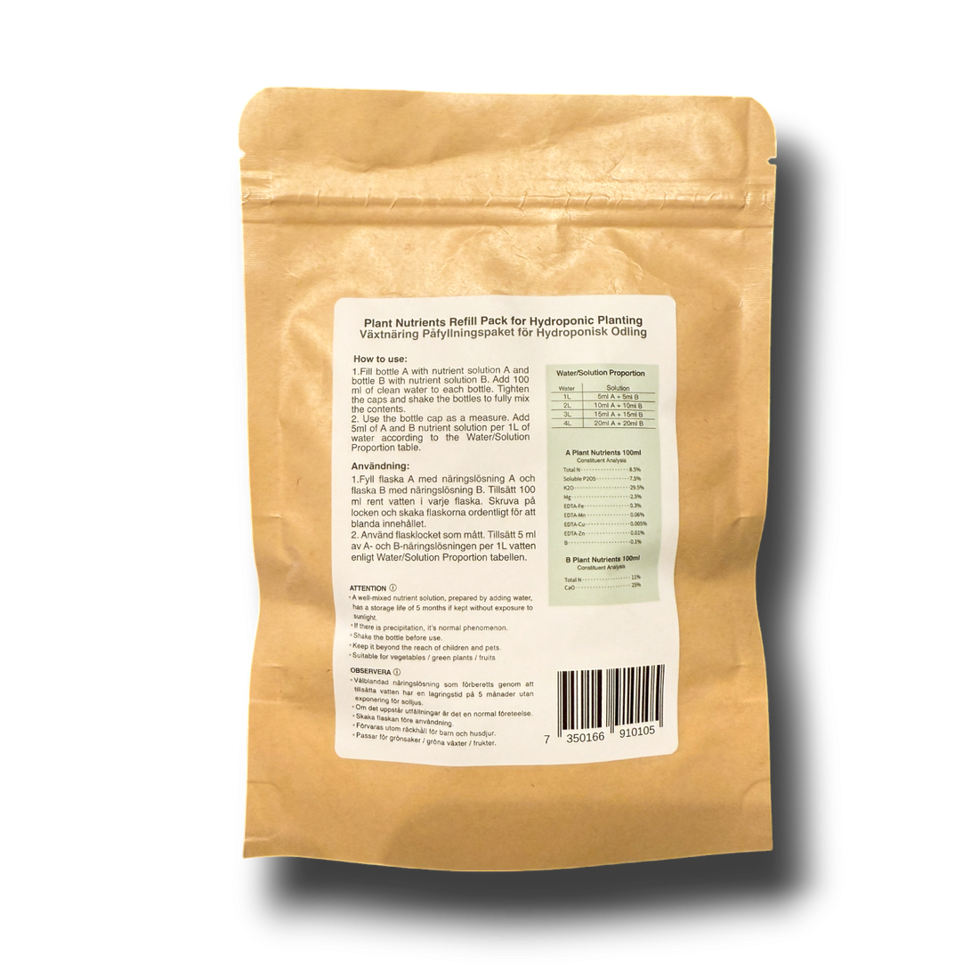 Plant Nutrients Refill